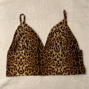Leopard Print Bralette - SHEIN